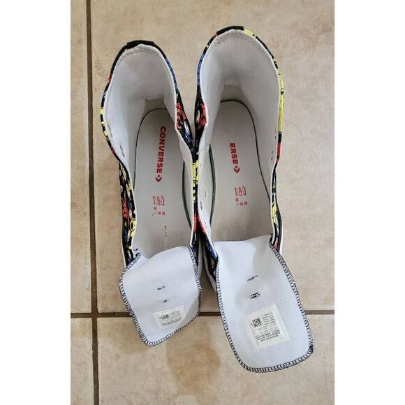 vans junior colorful dinosaur sneaker size 2 high top - Picture 5 of 6